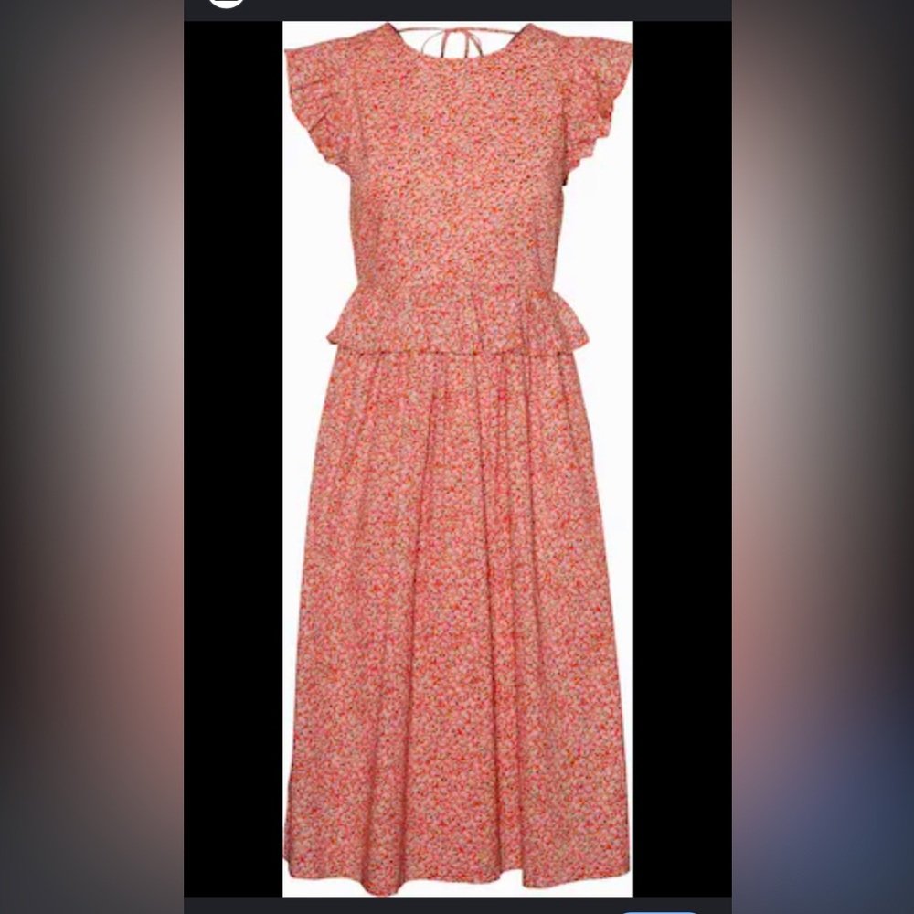Vero moda size 4, open back midi dress